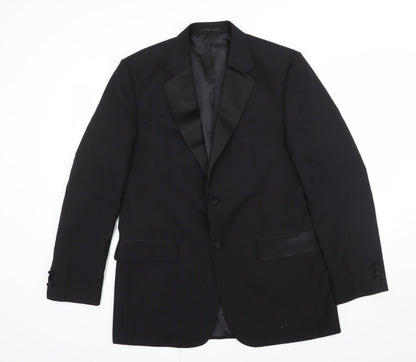 F&F Mens Black   Jacket Blazer Size L