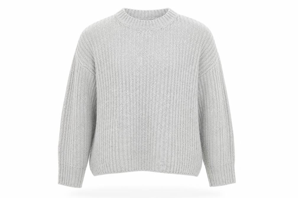 ASOS Womens Grey  Knit Pullover Jumper Size 12