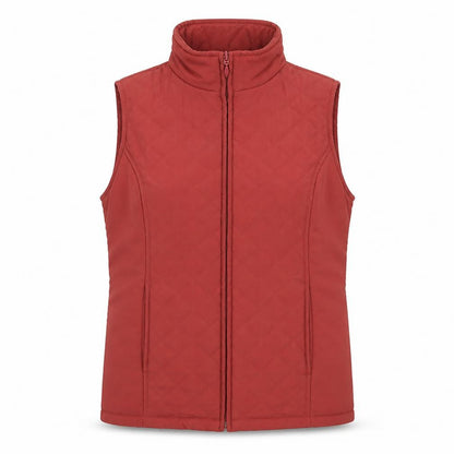 EWM Womens Red   Gilet Coat Size M
