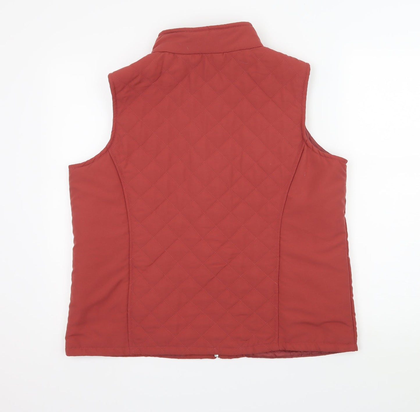 EWM Womens Red   Gilet Coat Size M