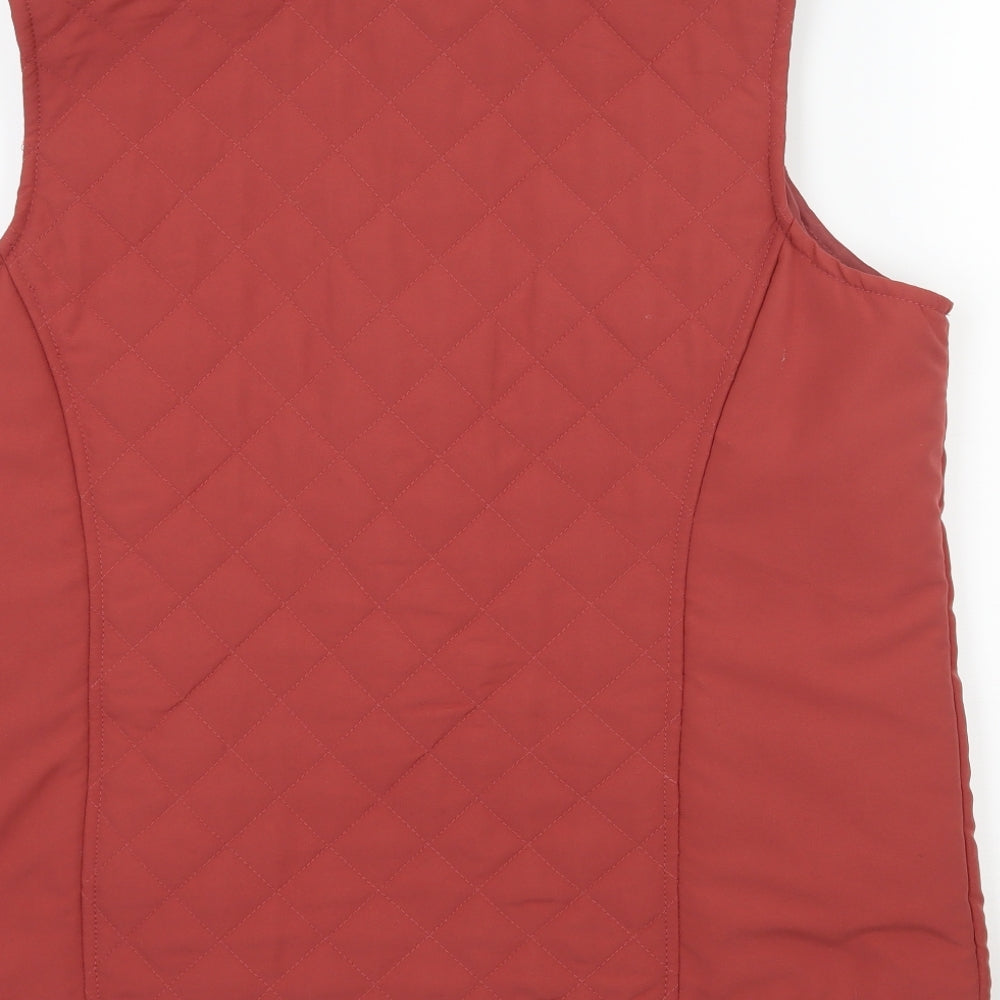 EWM Womens Red   Gilet Coat Size M