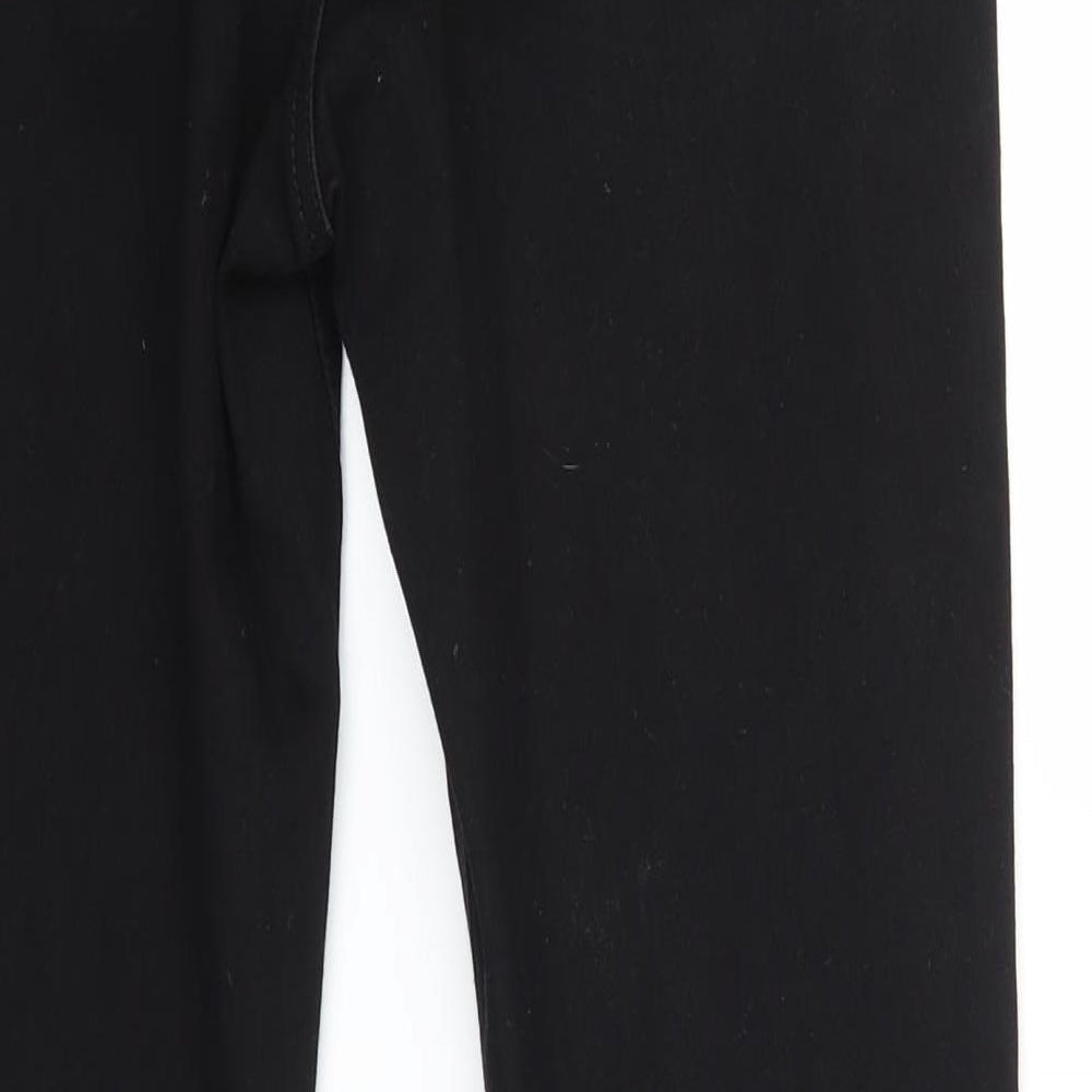 Denim & Co. Womens Black  Denim Skinny Jeans Size 12 L27 in