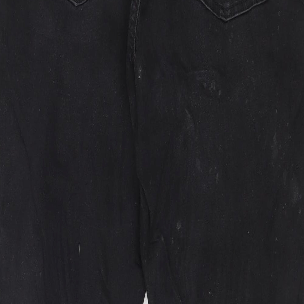 Denim & Co. Womens Black  Denim Skinny Jeans Size 16 L28 in