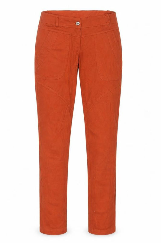Preworn Womens Orange  Denim Jegging Jeans Size S L31 in