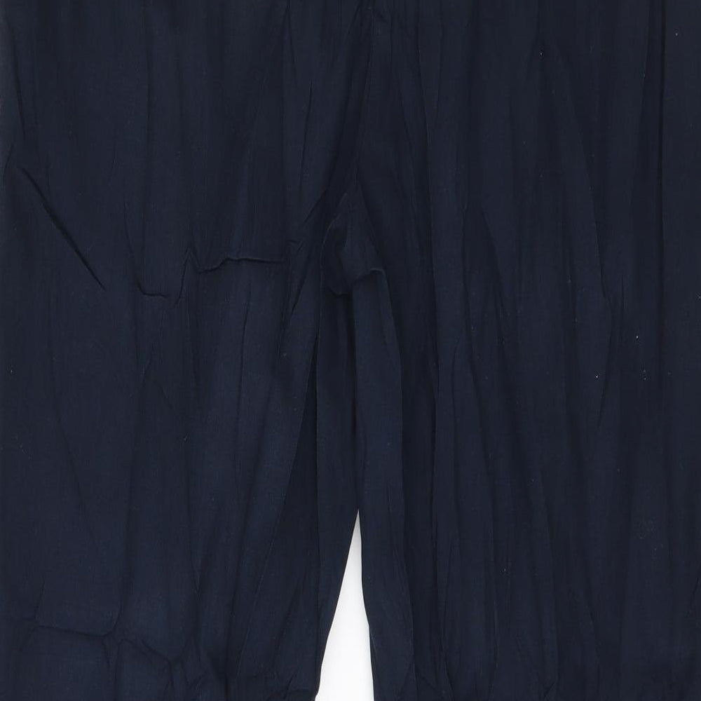 Papaya Womens Blue   Trousers  Size 12 L29 in