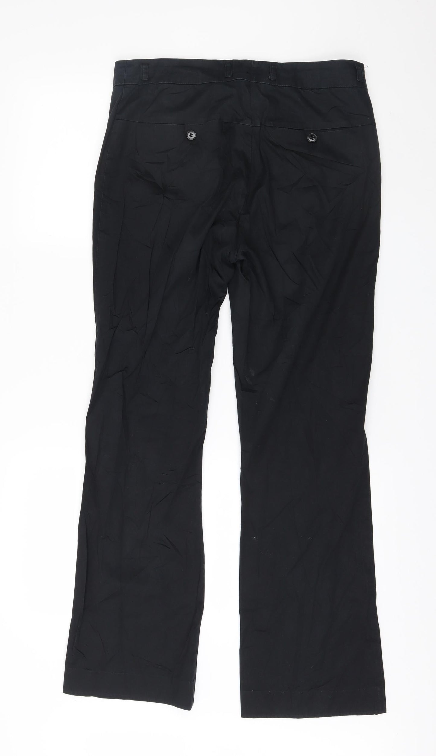H&M Womens Blue   Trousers  Size 12 L30 in