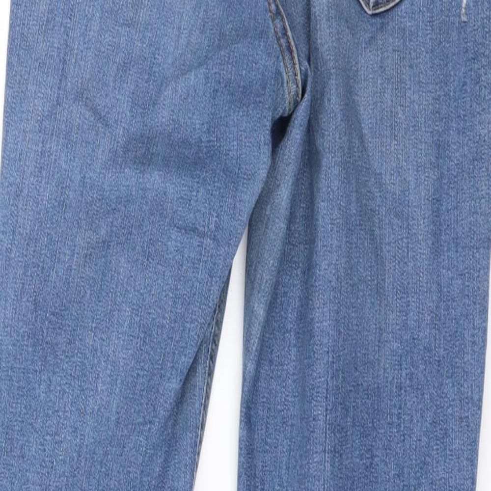 Topshop Womens Blue  Denim Skinny Jeans Size 28 in L32 in
