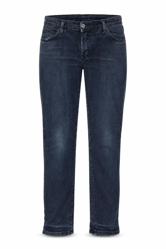 Preworn Womens Blue  Denim Straight Jeans Size 32 in L29 in