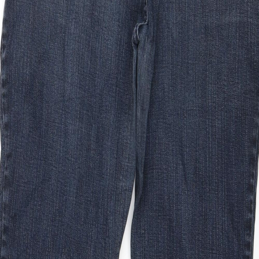 Preworn Womens Blue  Denim Straight Jeans Size 32 in L29 in
