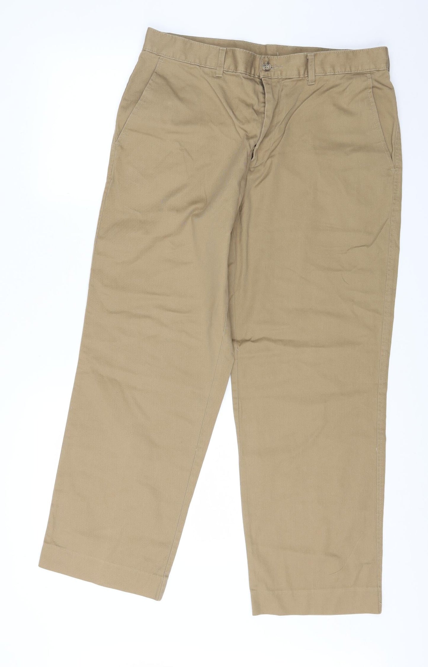 Marks and Spencer Womens Brown   Trousers  Size 34 in L29 in