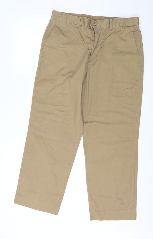 Marks and Spencer Womens Brown   Trousers  Size 34 in L29 in