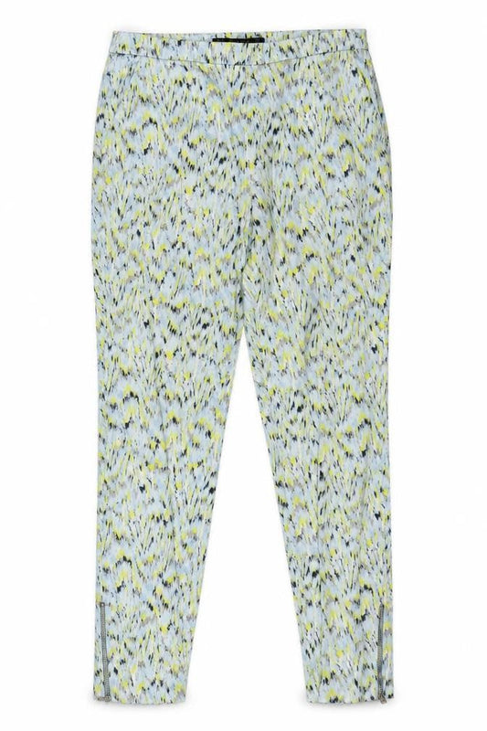 Zara Womens Multicoloured Geometric  Trousers  Size S L27 in