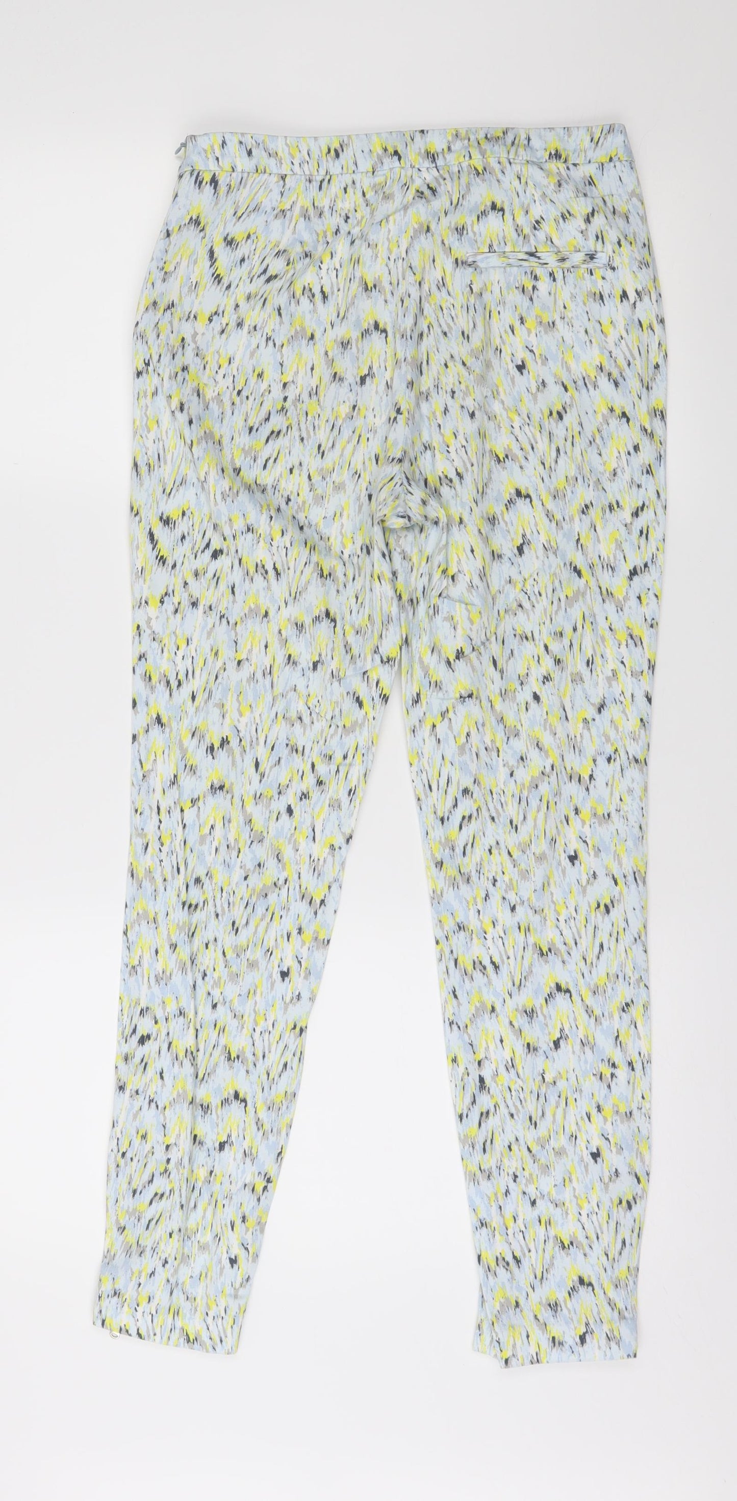 Zara Womens Multicoloured Geometric  Trousers  Size S L27 in