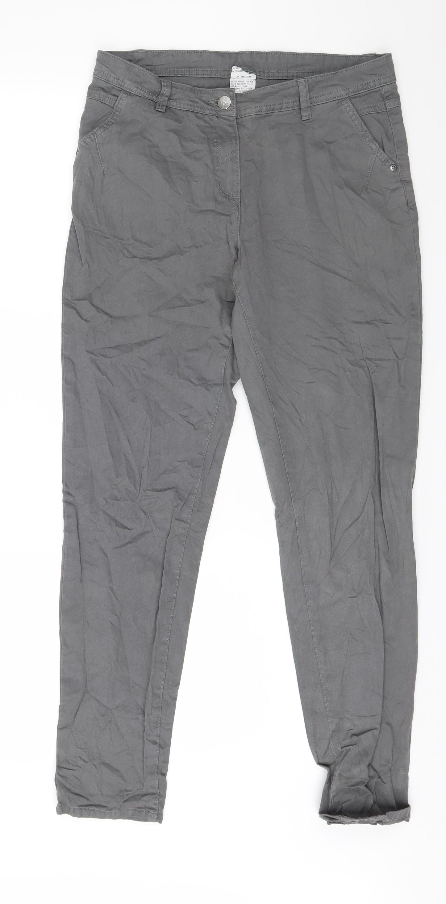 Up Fashion Womens Grey   Trousers  Size 30 in L29 in