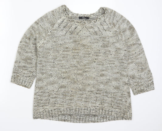 Bonmarché Womens Gold   Pullover Jumper Size M