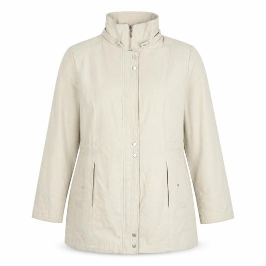 Preworn Womens Beige   Pea Coat Coat Size L