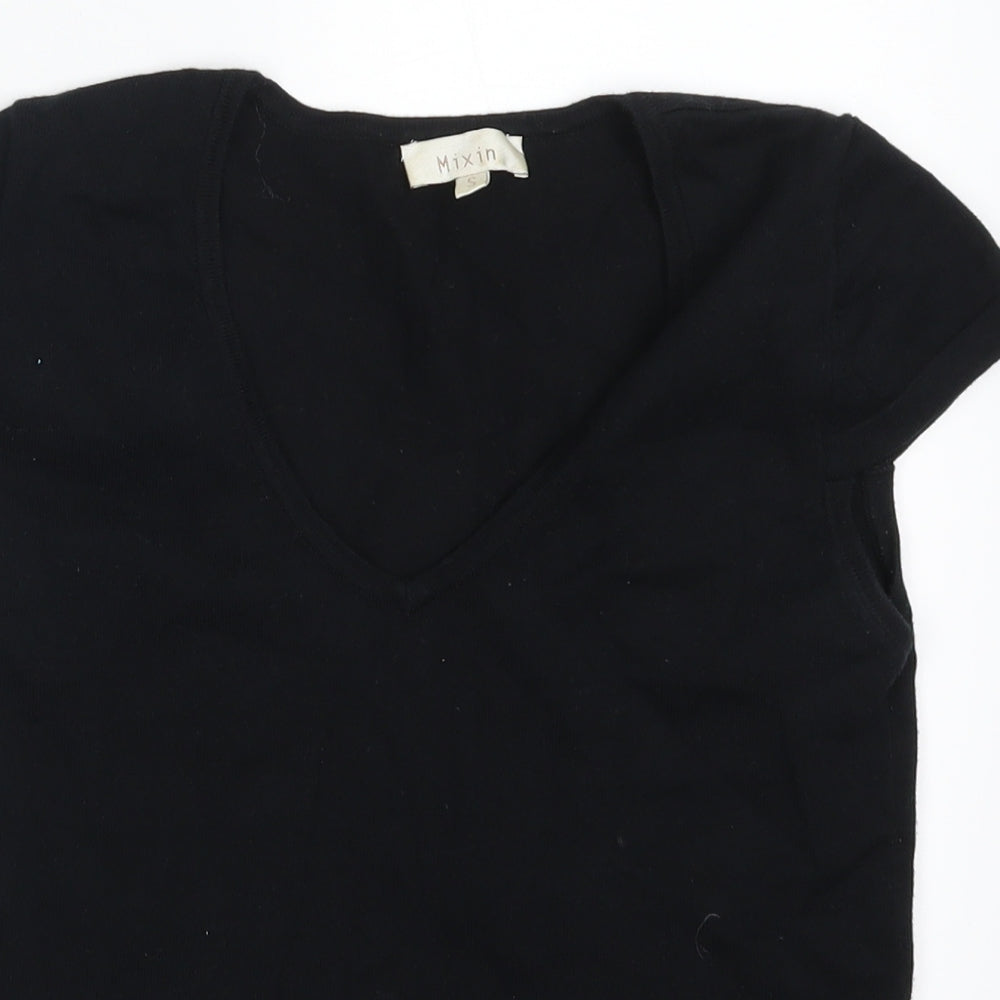 Mixin Womens Black   Basic T-Shirt Size S