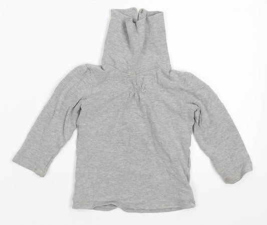 Preworn Girls Grey   Basic T-Shirt Size 2 Years