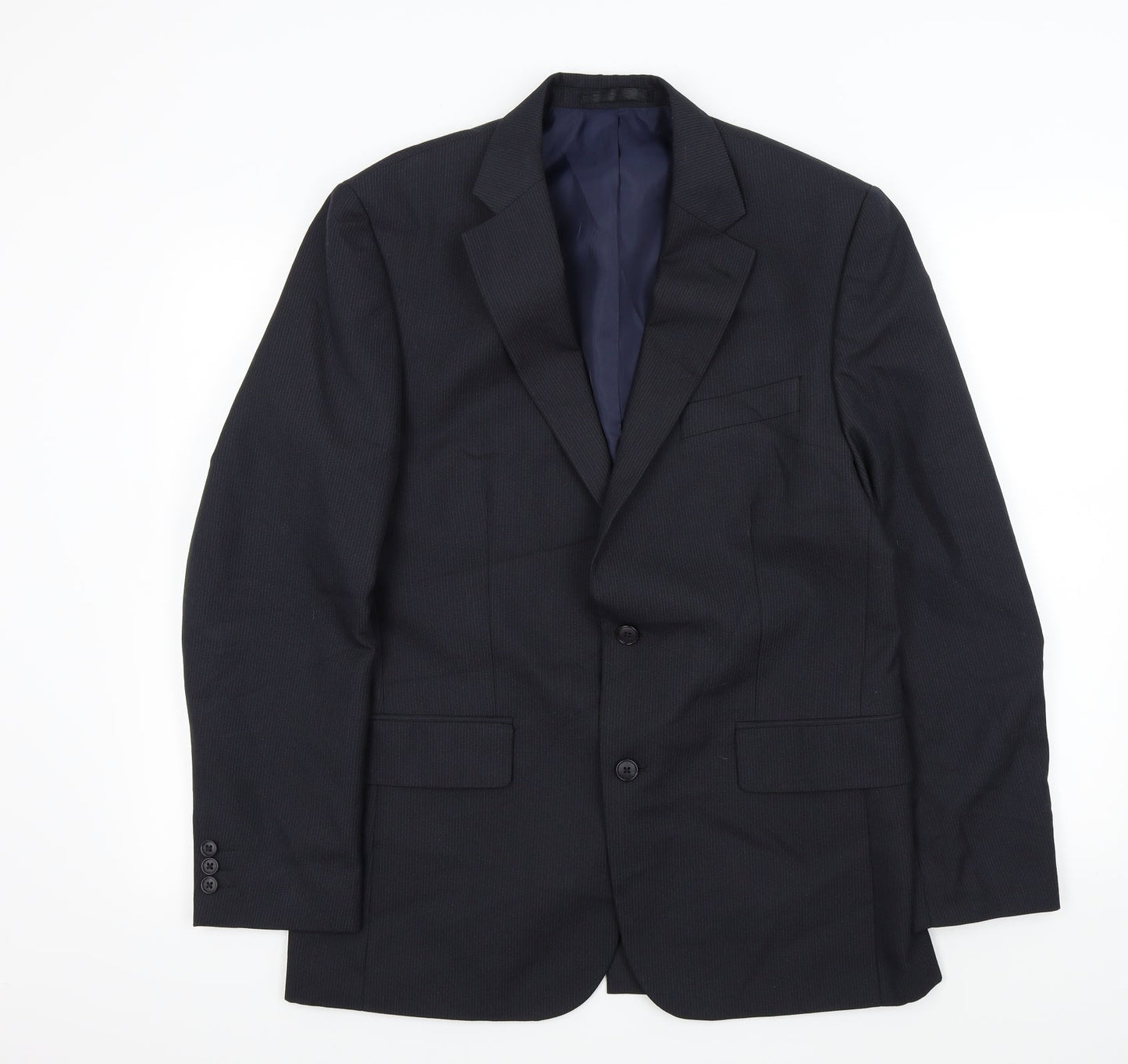 F&F Mens Blue   Jacket Suit Trousers Size 40
