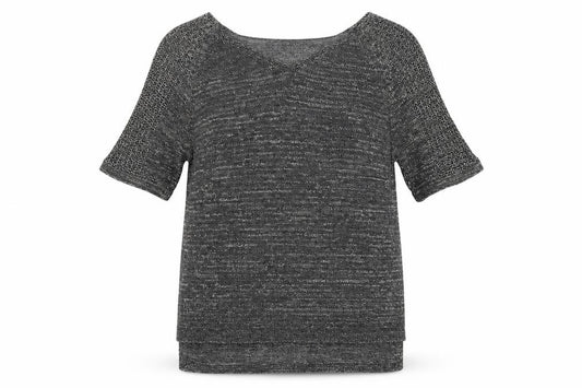 Per Una Womens Grey   Basic T-Shirt Size S