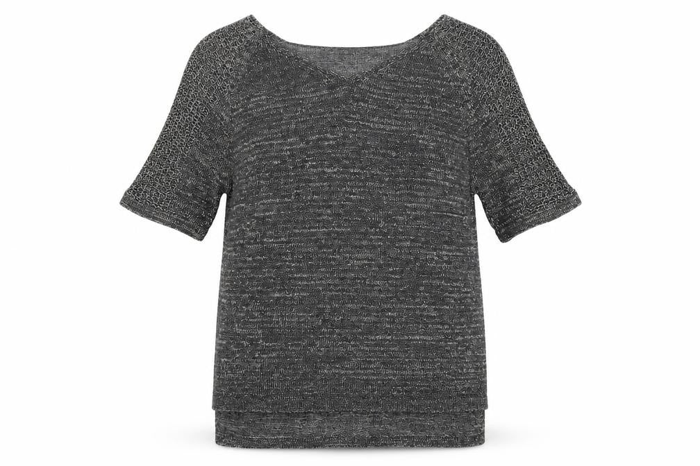 Per Una Womens Grey   Basic T-Shirt Size S