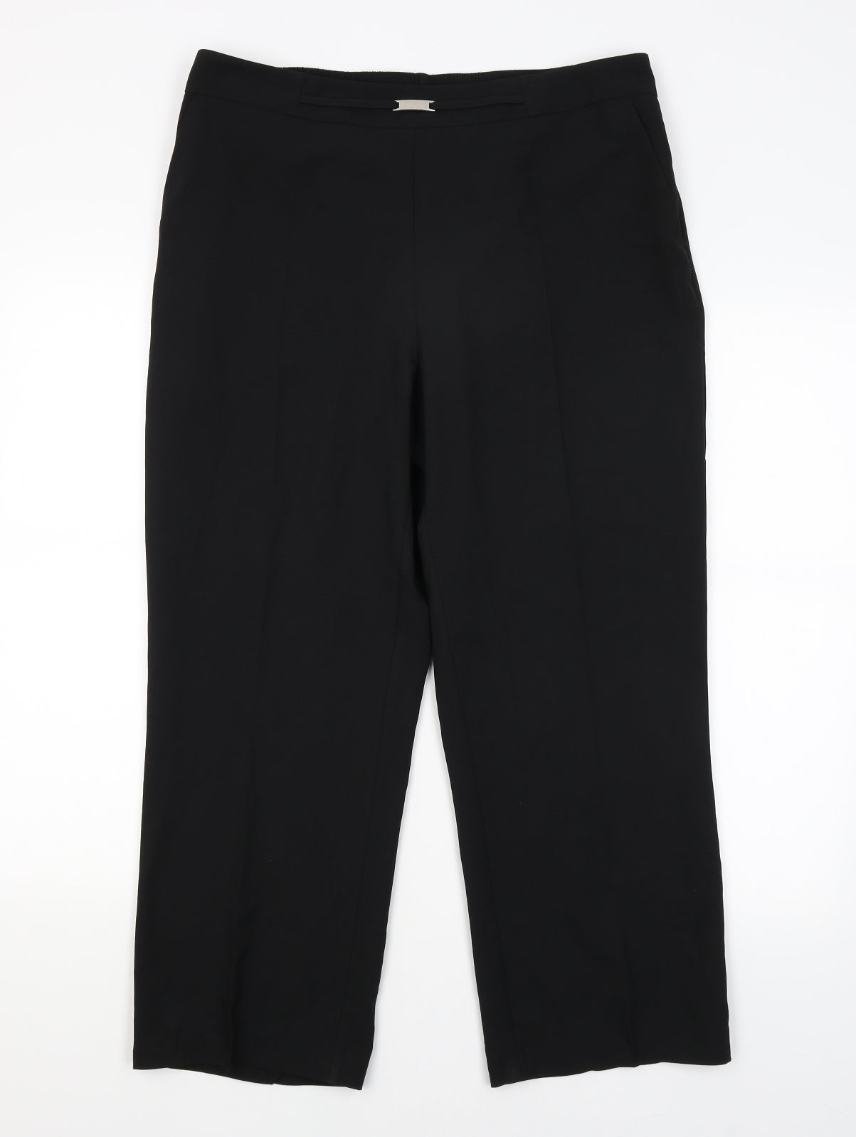 BHS Womens Black   Dress Pants Trousers Size 14 L25 in