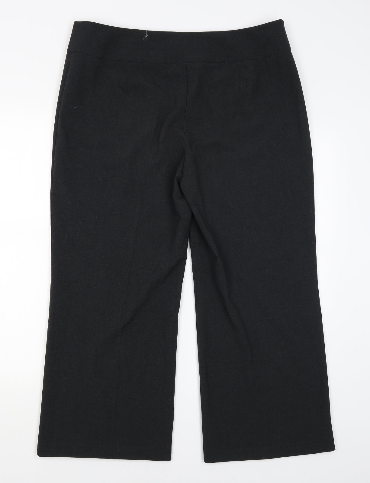 M&S Womens Black   Dress Pants Trousers Size 16 L25 in