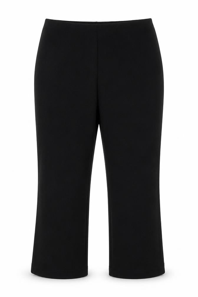 Xe Womens Black   Capri Trousers Size 16 L26 in
