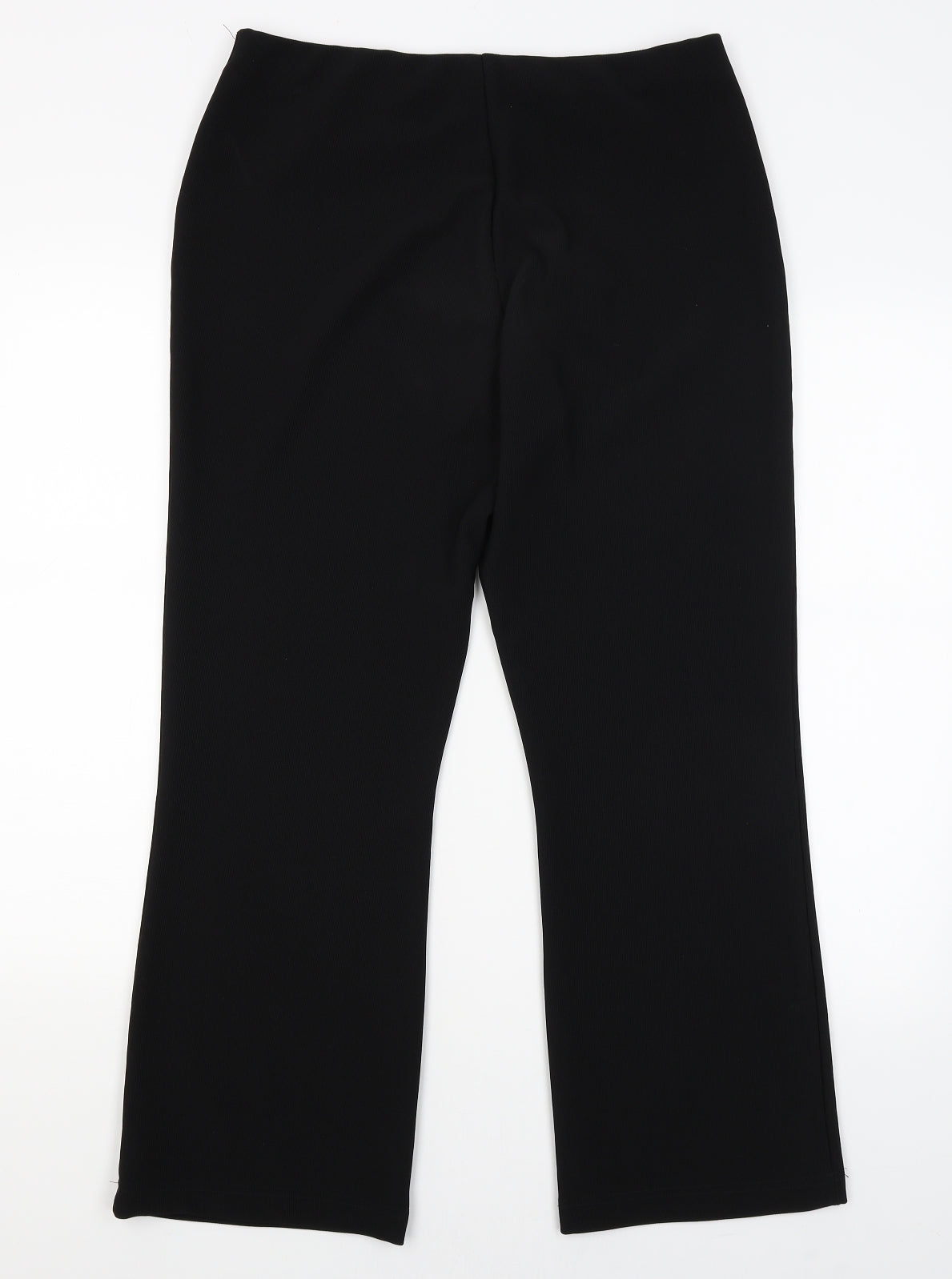 Xe Womens Black   Capri Trousers Size 16 L26 in