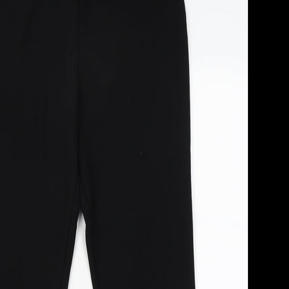 Xe Womens Black   Capri Trousers Size 16 L26 in