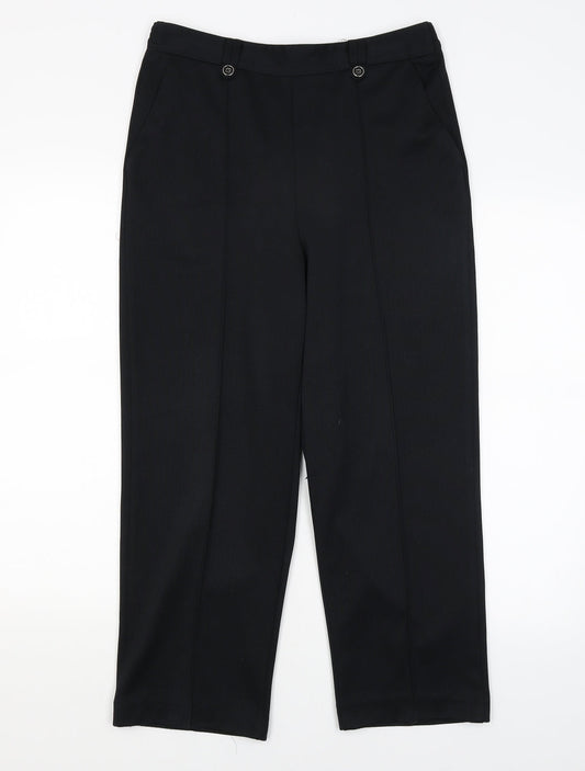 BM Womens Blue   Dress Pants Trousers Size 10 L24.5 in