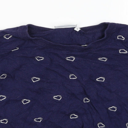 New Look Womens Blue   Pullover Jumper Size 8