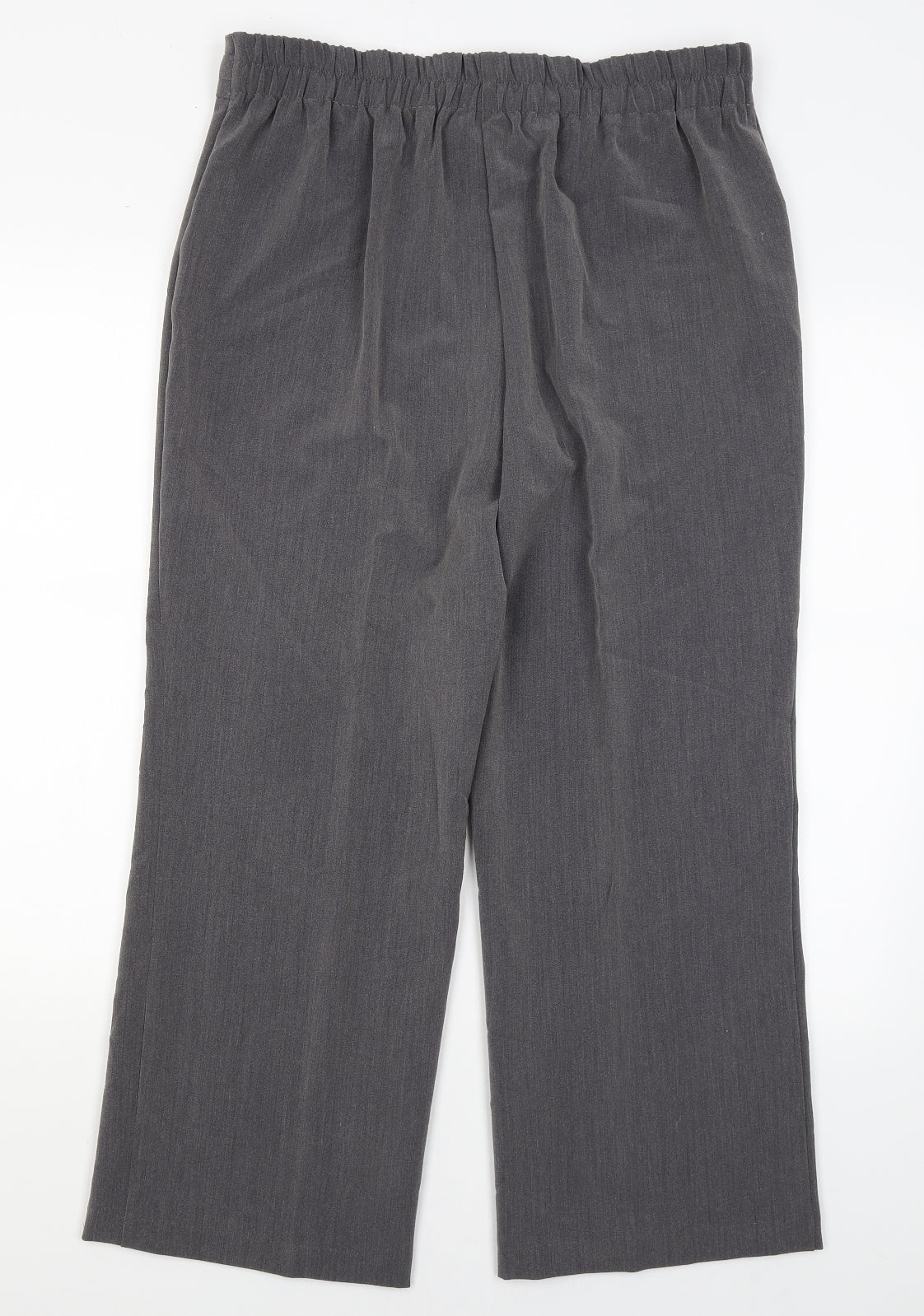 Preworn Womens Grey   Dress Pants Trousers Size 16 L25.5 in