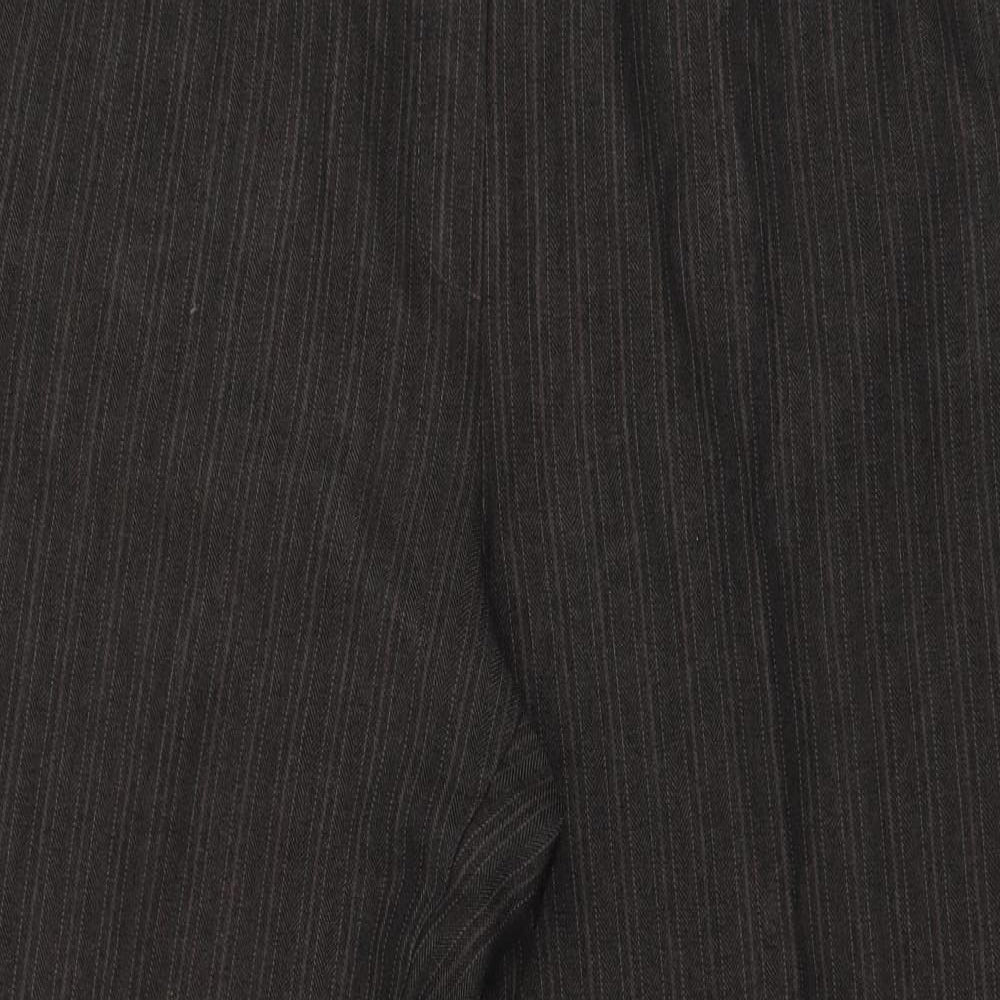 brandtex Womens Brown Striped  Trousers  Size 18 L28.5 in