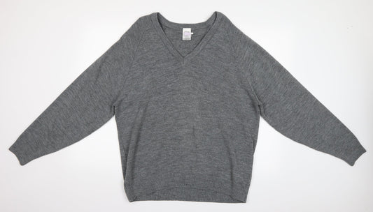 leonard hudson Mens Grey   Pullover Jumper Size L