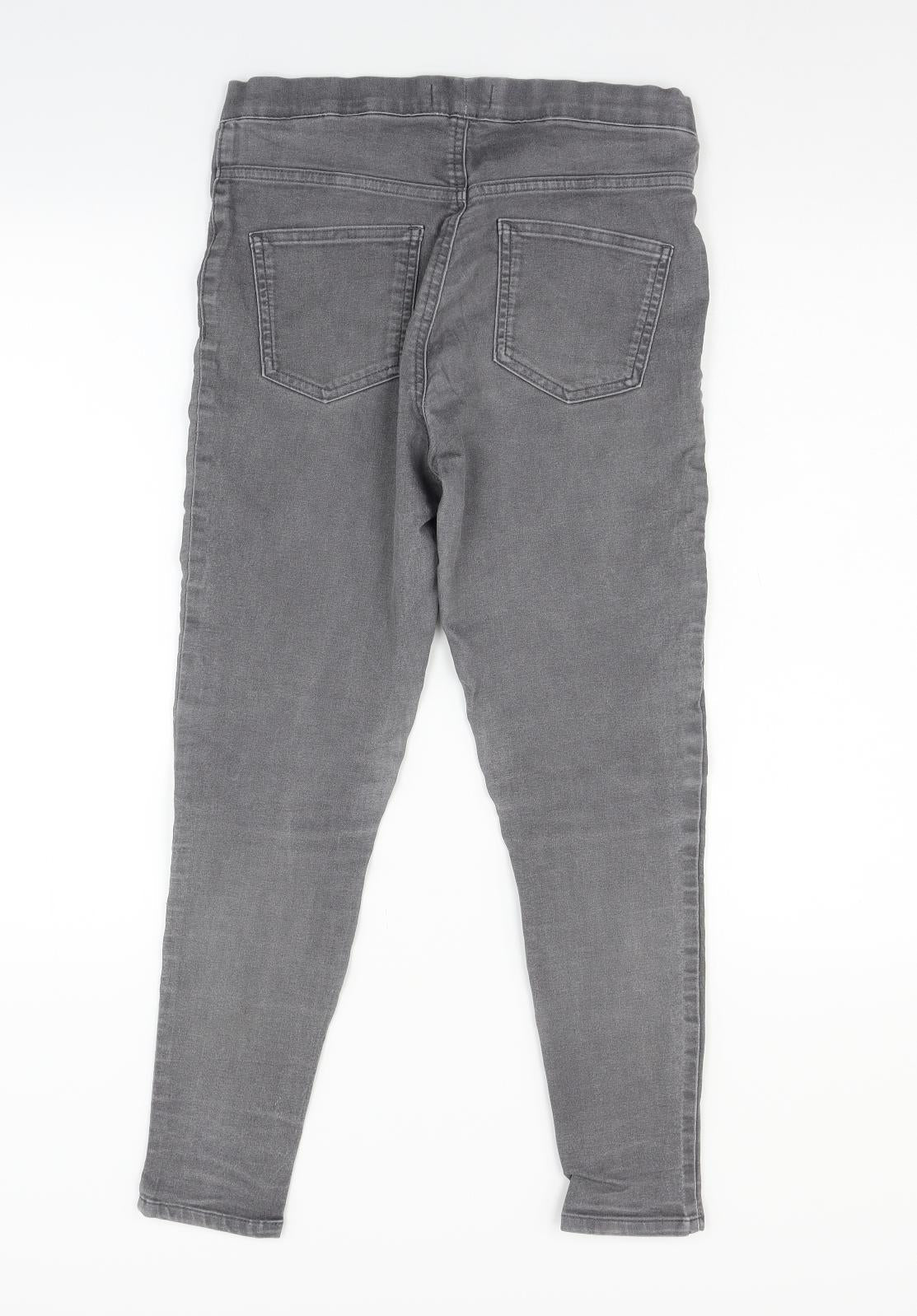 Marks & Spencer Womens Grey  Denim Skinny Jeans Size 10 L26 in