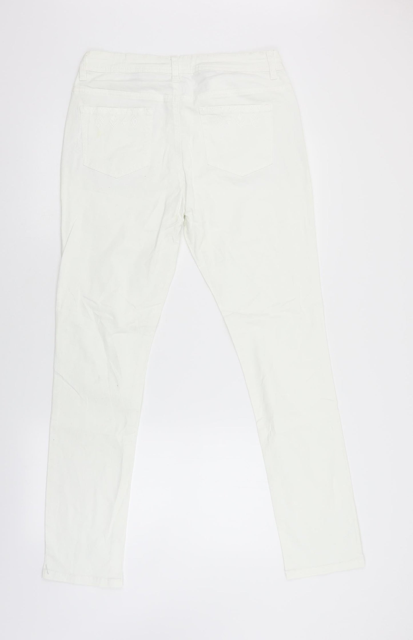 Tchibo Womens Ivory  Denim Straight Jeans Size 40 L31 in