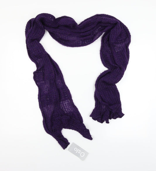 Oslo Womens Purple  Knit  Scarf