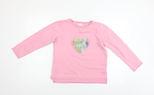 NEXT Girls Pink   Pullover Jumper Size 11 Years  - Unicorn