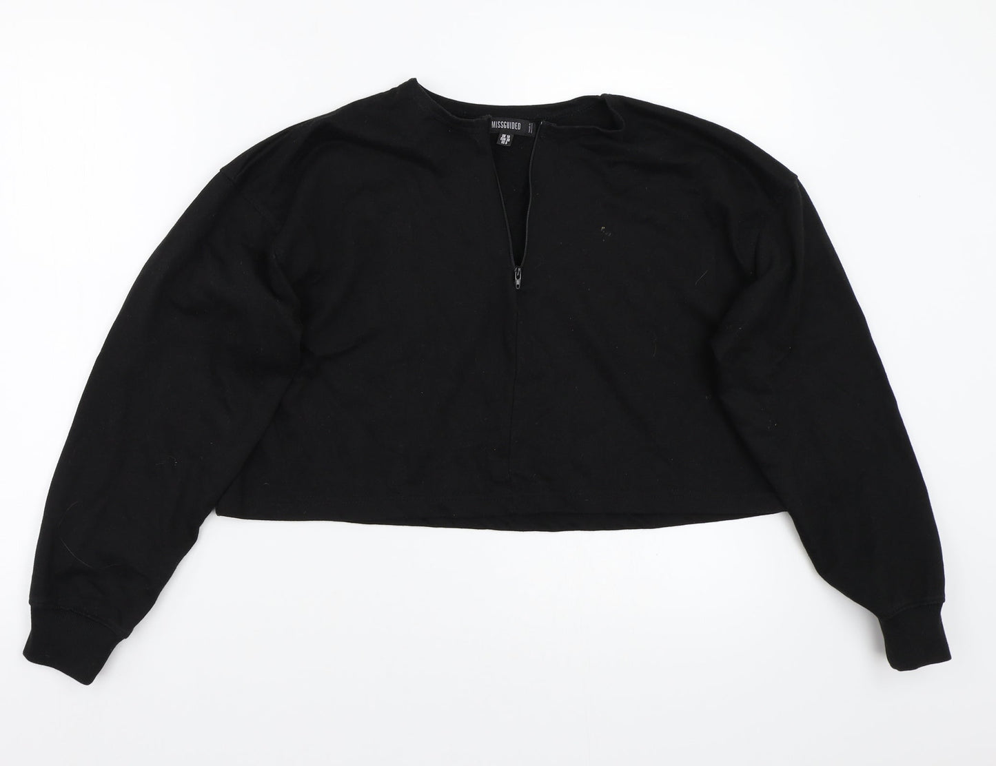 Missguided Womens Black   Pullover Jumper Size 10