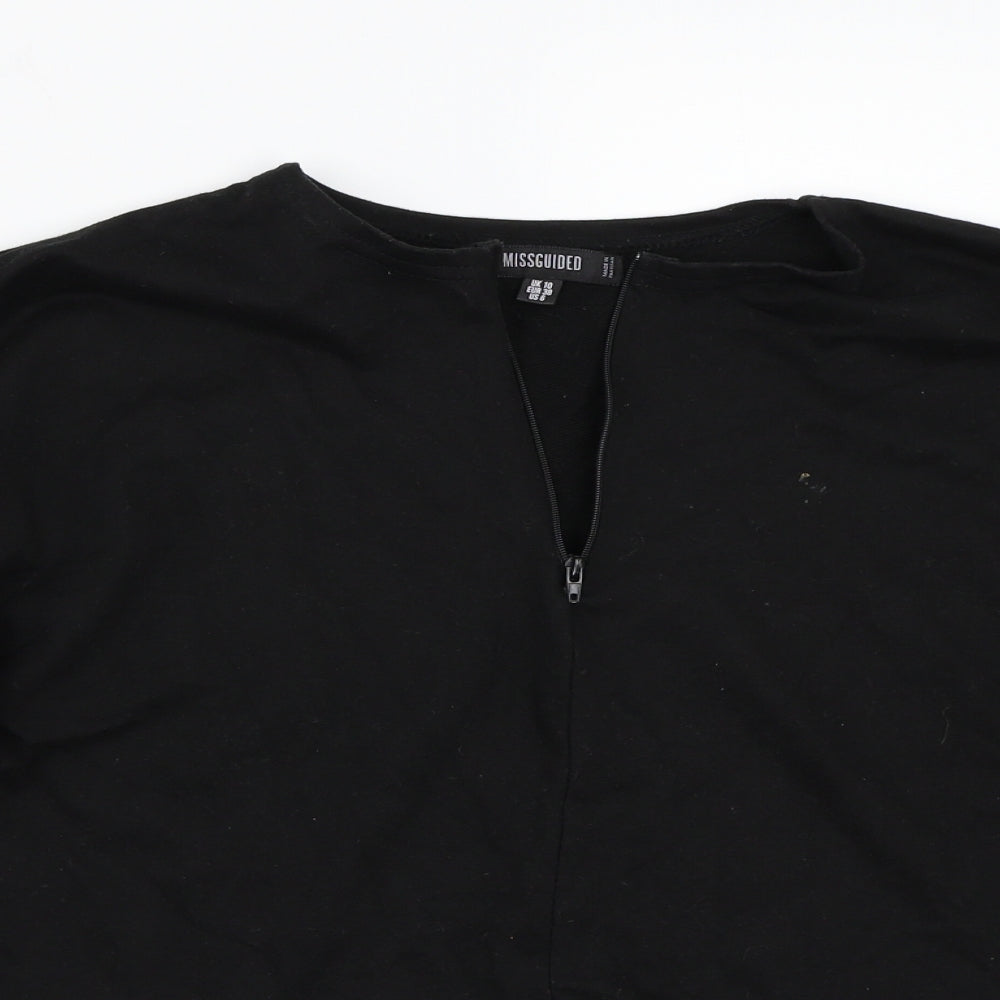 Missguided Womens Black   Pullover Jumper Size 10