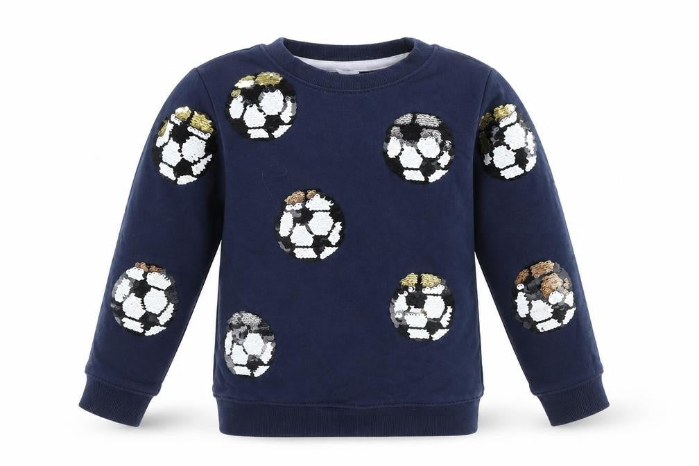 H&M Girls Blue   Pullover Jumper Size 5 Years