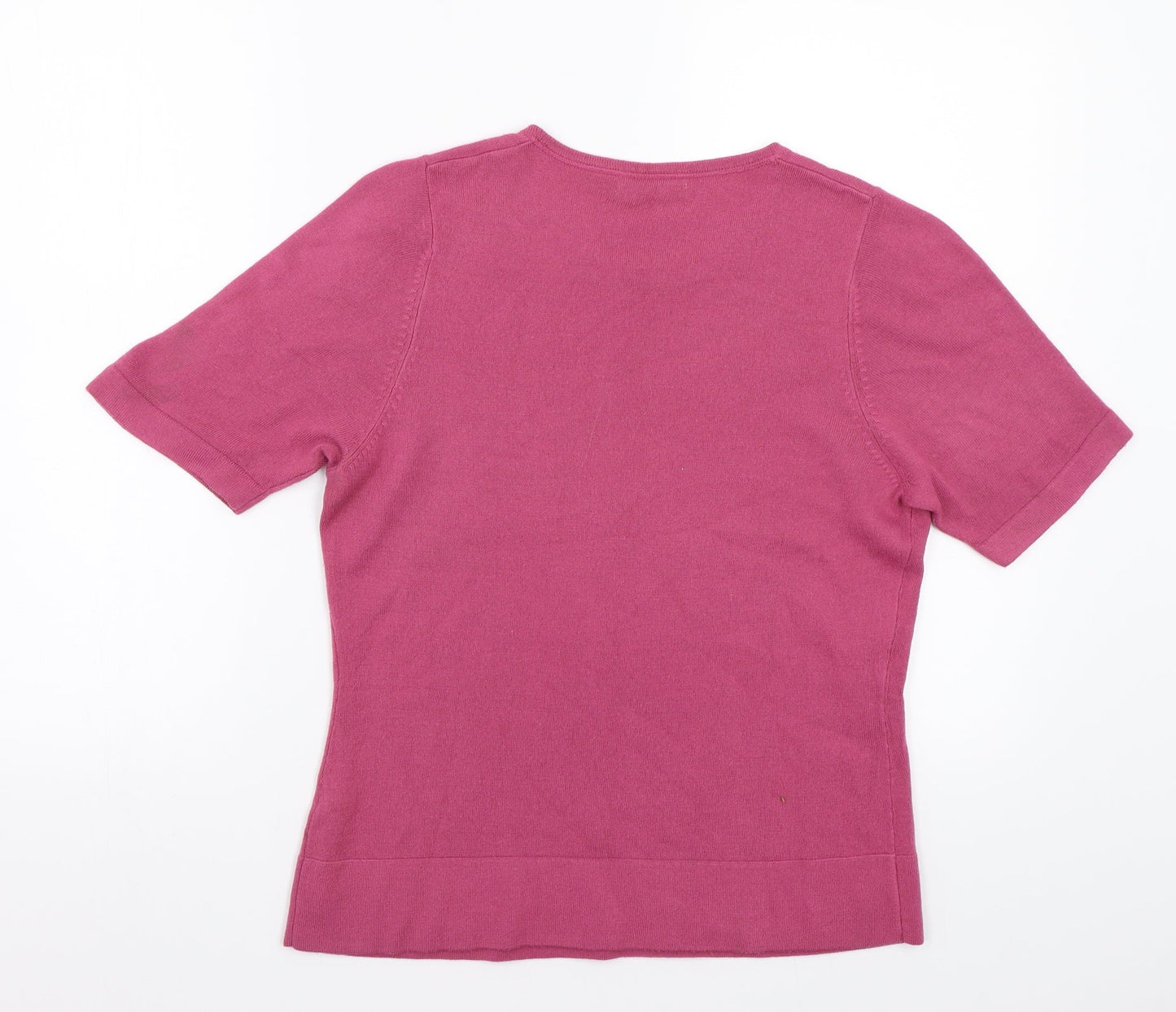 Classic Womens Pink   Basic T-Shirt Size M