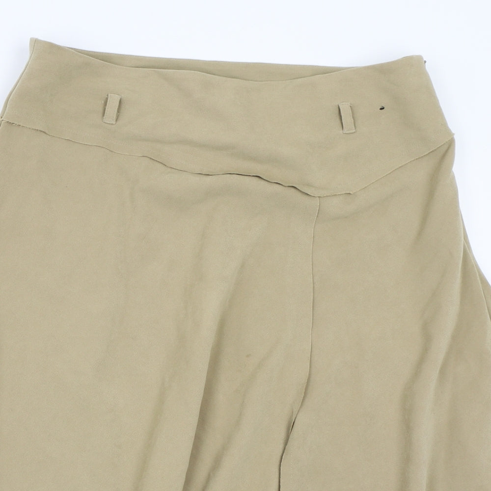 Ellie Louise Womens Beige   A-Line Skirt Size 14