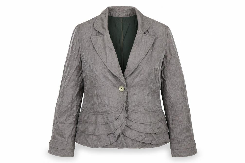 Preworn Womens Grey   Jacket Coat Size 16