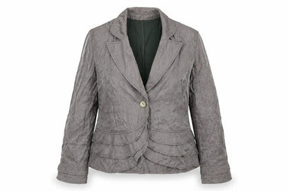 Preworn Womens Grey   Jacket Coat Size 16