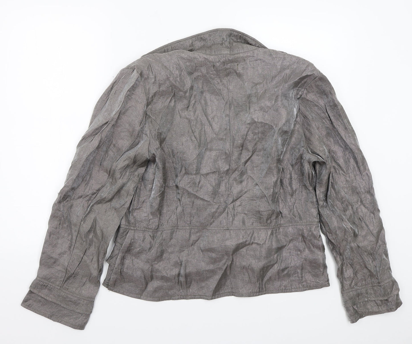 Preworn Womens Grey   Jacket Coat Size 16