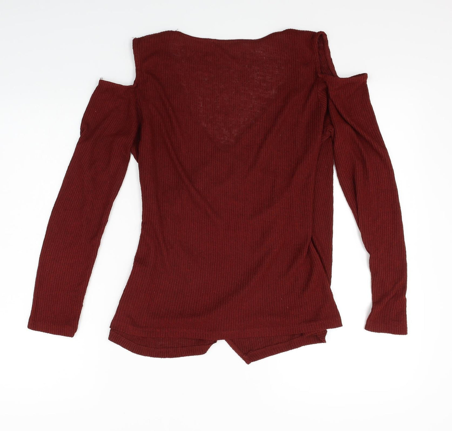 Koton Womens Red   Basic Blouse Size L