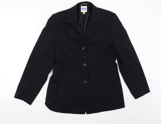 Allders Womens Black   Jacket Blazer Size 12