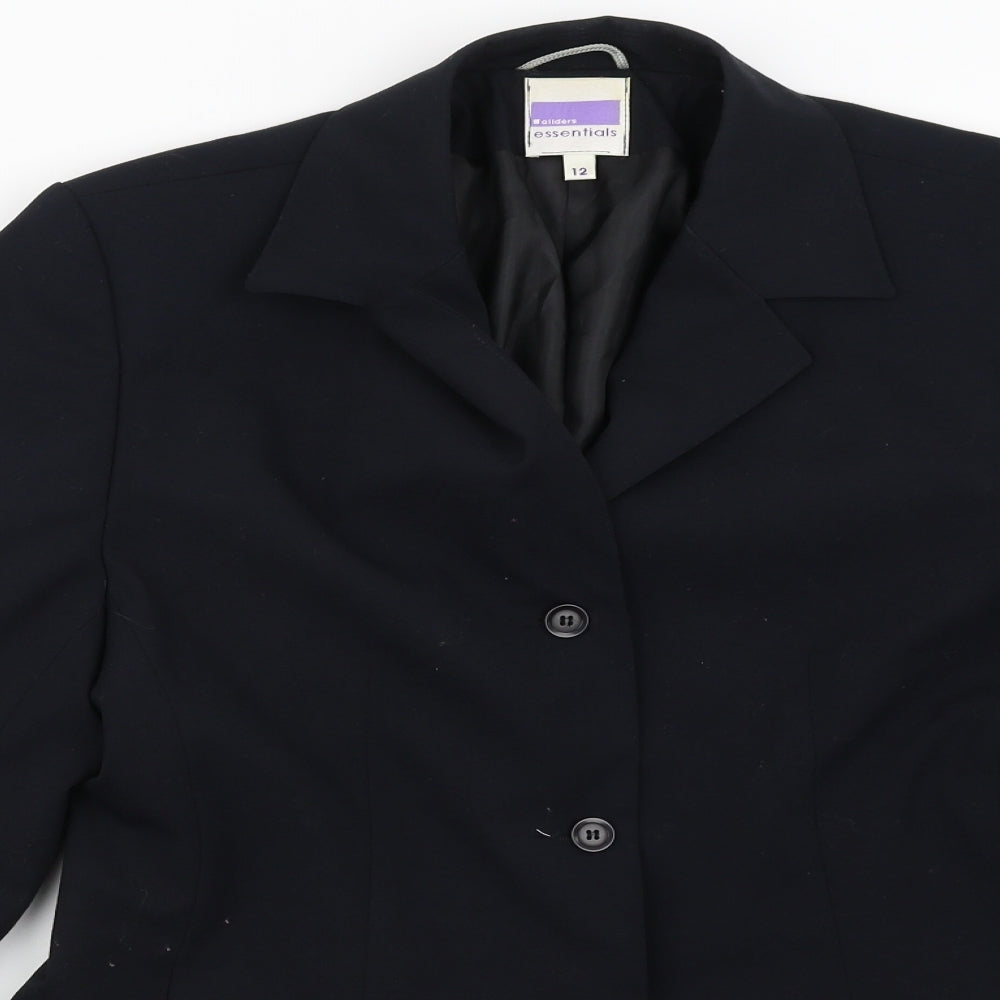 Allders Womens Black   Jacket Blazer Size 12